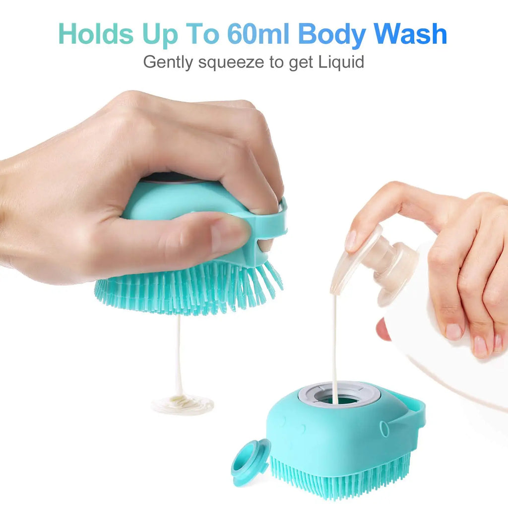 PETAMOUR Pet Dog Shampoo Brush