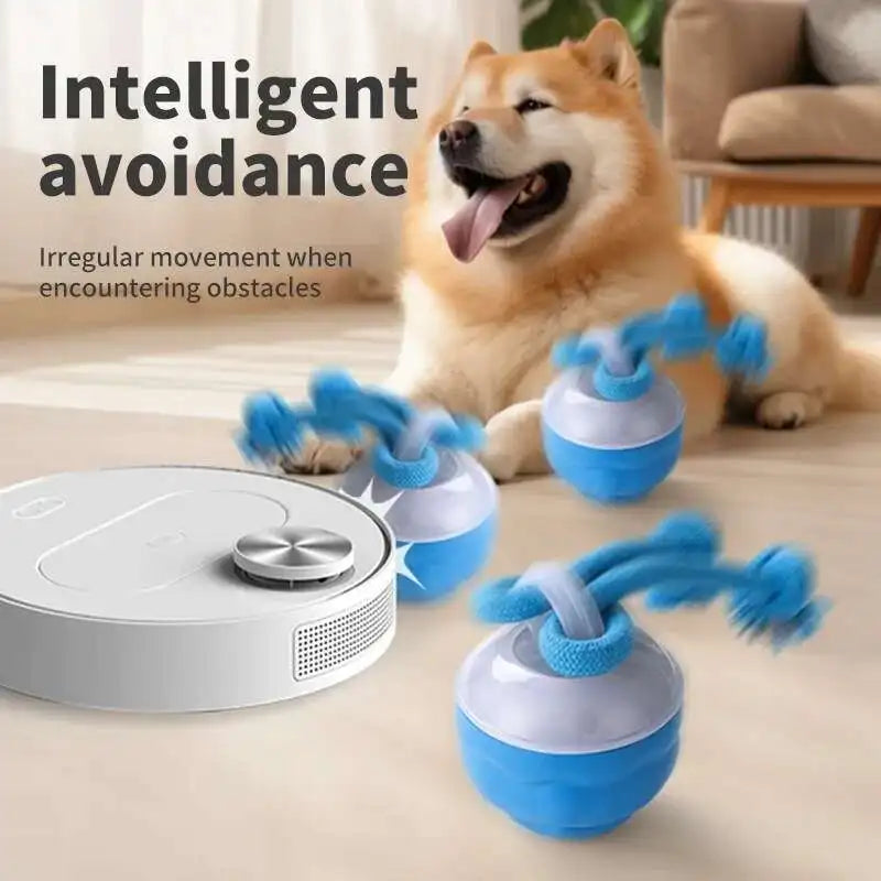 PETAMOUR Dog Toys Smart Rolling Ball