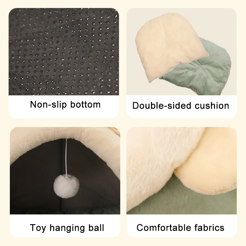 PETAMOUR Pet Tent Cave Bed for pets