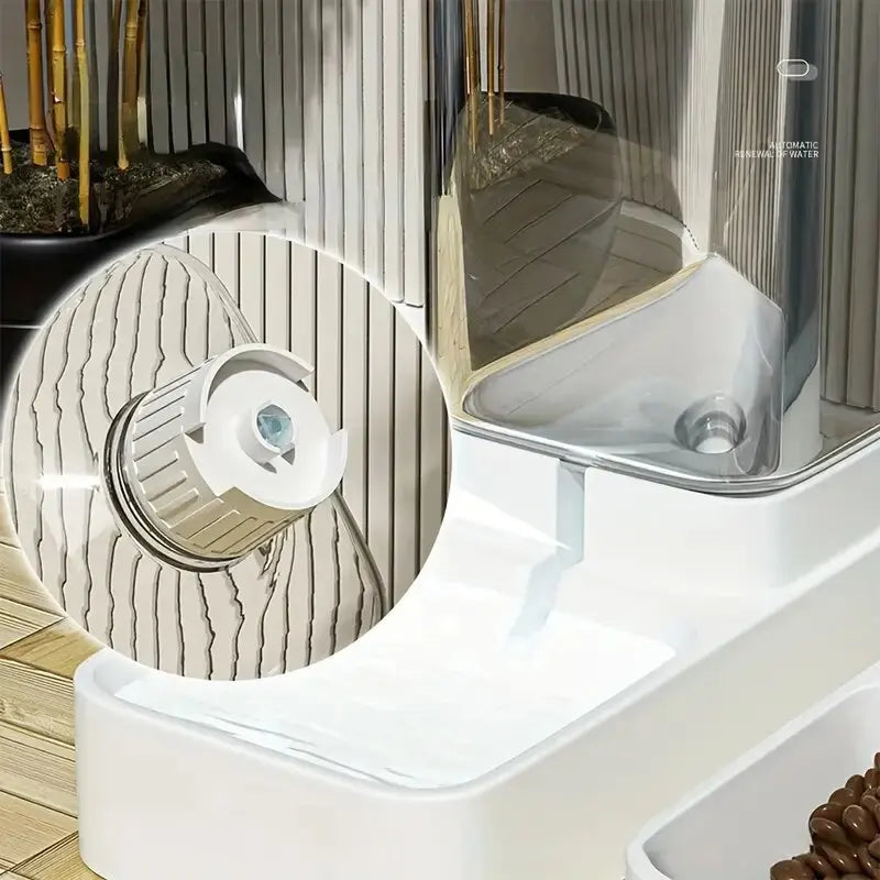PETAMOUR Automatic Dog Feeder/Water Dispenser