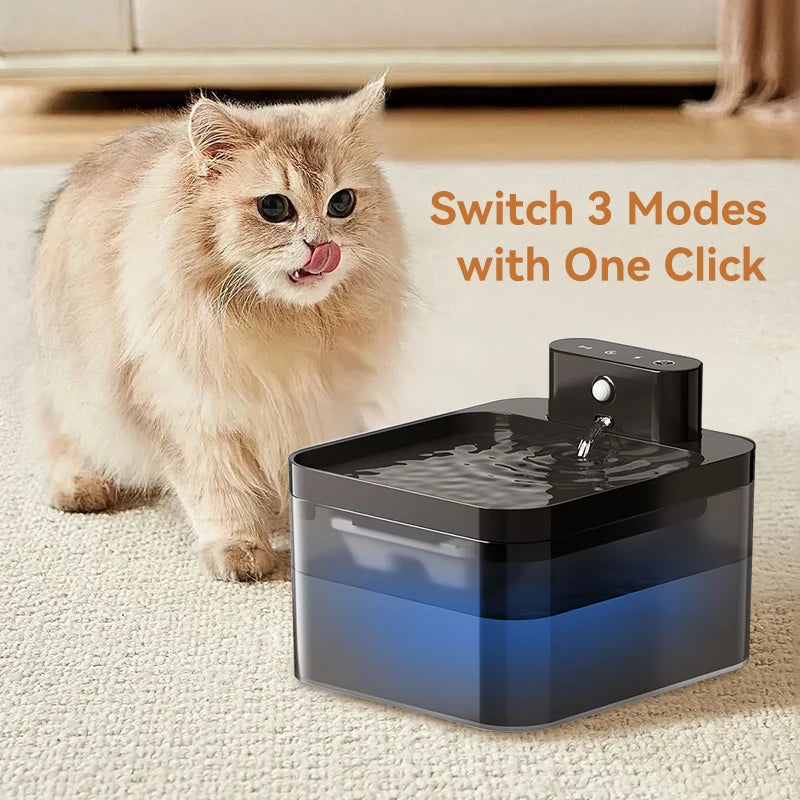 PETAMOUR Wireless Automatic Pet Water Fountain