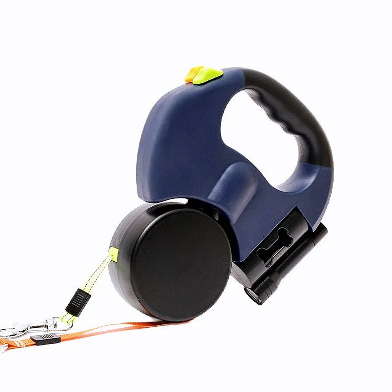 PETAMOUR Dual-head retractable dog leash |anti-entanglement design